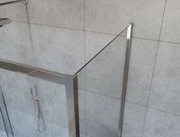 Душевой уголок Garda , 1700*900, брашированное золото, стекло прозрачное арт-VSR-1G29017CLG — фото 2, Прямоугольные душевые уголки