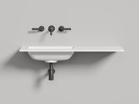 Раковина столешница ONDA EDGE SQUARE арт-14022061MN — фото 1, Раковины подвесные