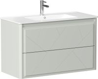 Тумба под раковину Allen Brau Paris 100 1.360002.PWM папирус матовый — фото 2, Тумбы под раковину