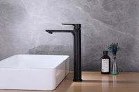 Смеситель ABBER Weiss Insel для раковины, черный матовый арт-AF8011B — фото 2, Смесители для раковины