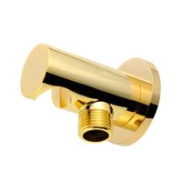 RICAMBI Держатель для лейки cо штуцером, 1/2", золото 30896 — фото 2, Держатели для душа