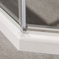 Товар: Душевой уголок Slim-U VSP-2SU900CLB, 900*900, м.черный, стекло прозрачное - фото 2 Душевой уголок Slim-U VSP-2SU900CLB, 900*900, м.черный, стекло прозрачное — фото 2, Душевые уголки трапеция