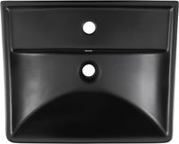 Раковина Aquanet Ирис 50 черная матовая арт-00329246 — фото 3, Раковины встраиваемые сверху