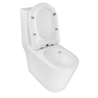 Унитаз-моноблок Azario Scala 360х690х790 безободковый, слив "Торнадо", с быстросъемным сиденьем микролифт арт-AZ-8101 — фото 3, Напольные унитазы