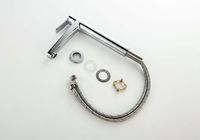 ЛУГАНО смеситель для раковины высокий 217, без донного клапана, хром арт-AQ1704CR — фото 4, Смесители для раковины