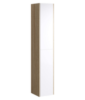 Подвесной универсальный левый/правый пенал 30см с двумя дверьми и системой открывания «push-to-open». арт-Mai.05.03 — фото 1, Пеналы для ванной комнаты