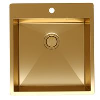 Товар: Кухонная мойка Reflexion Iseo RX2250GD брашированное золото - фото 240 Кухонная мойка Reflexion Iseo RX2250GD брашированное золото — фото 240, Кухонные мойки