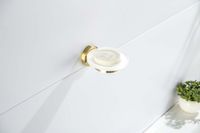 AQ4103BG ЕВРОПА мыльница, шлиф. золото — фото 3, Мыльницы