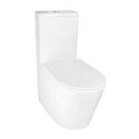 Унитаз-компакт Azario Maro 670x380x850 напольный, безободковый, с бачком и сиденьем микролифт (A-R) арт-AZ-2125 — фото 1, Напольные унитазы