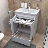 Тумба под раковину VIGO Grani 60 напольная белый (284) — фото 3, Тумбы под раковину