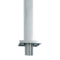 RICAMBI QUADRATO Кронштейн для верхнего душа, 22x22х400 mm., 1/2"x1/2", хром арт-32567 — фото 6, Кронштейны для верхнего душа