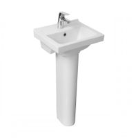 Умывальник Визит-40 (405х355) с переливом белый SANTERI 131177S0011B0 — фото 3, Раковины подвесные