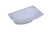 Акриловая ванна Aquatek Бетта 170x97 асимметричная, правая, с каркасом, без гидромассажа BET170-0000139 — фото 1, Акриловые ванны