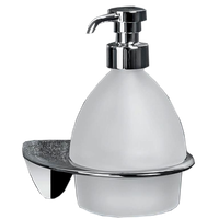 Дозатор COLOMBO DESIGN KHALA настенный цвет хром арт-B9303 — фото 3, Дозаторы