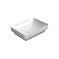 раковина встраиваемая сверху PURA 50x38 белый арт-884711 — фото 2, Раковины встраиваемые сверху