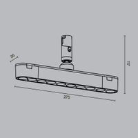 Трековый светильник Technical TR203-1-10W3K-S-B — фото 11, Трековые светильники
