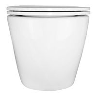 Унитаз импульсный Azario 360х570х375 подвесной, полукруглый, быстросъемное сиденье микролифт, монтажная рама в комплекте арт-AZ-102C — фото 8, Подвесные унитазы