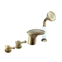 Товар: Смеситель Labe для ванной, на 4-е отверстия, переключатель керамический, бронзовый, арт-L471.5PSM - фото 1 Смеситель Labe для ванной, на 4-е отверстия, переключатель керамический, бронзовый, арт-L471.5PSM — фото 1, Смеситель для ванны