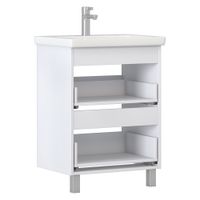 Корпус мебельный VIGO Neo, Glem, Finlay 600-0-2 (Como) напольный белый арт-265 — фото 1, Тумбы под раковину