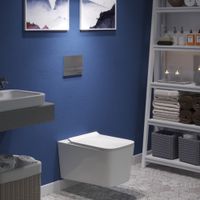 Инсталляция BERGES для скрытого монтажа унитаза NOVUM кнопка F2 матовый хром арт-040252 — фото 6, Инсталляции для унитазов