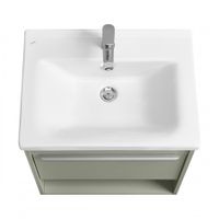 Товар: Тумба-умывальник ХОУП 60, 1 ящ., подвесная, хаки (под раковину МИРАНДА 60) 1A287201HP9D0 - фото 2 Тумба-умывальник ХОУП 60, 1 ящ., подвесная, хаки (под раковину МИРАНДА 60) 1A287201HP9D0 — фото 2, Тумбы под раковину