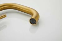 Смеситель для раковины BELZ , брашированное золото арт-B10810-5 — фото 8, Смесители для раковины