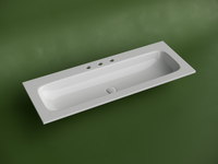 Товар: Раковина накладная мебельная CERAMICANOVA Grace прямоугольная 1210x457x137 с тремя отверстиями под смеситель цвет белый арт-CN7024 - фото 2 Раковина накладная мебельная CERAMICANOVA Grace прямоугольная 1210x457x137 с тремя отверстиями под смеситель цвет белый арт-CN7024 — фото 2, Раковины накладные