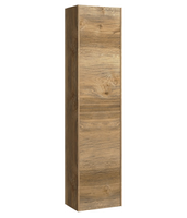 Подвесной пенал 36,5 см с двумя дверьми с системой открывания «push-to-open». Цвет дуб балтийский арт-MOB0535DB+MOB0735DB — фото 2, Пеналы для ванной комнаты