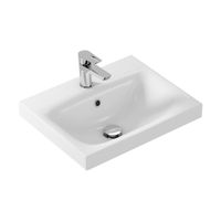 Раковина Cersanit MODUO UM-MOD50/1, белый — фото 1, Раковины встраиваемые сверху