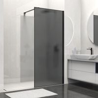 Товар: Душевая перегородка Walk-In , 1000*2000, черный матовый, стекло матовое тонированное арт-VSW-1HS100GFB - фото 3 Душевая перегородка Walk-In , 1000*2000, черный матовый, стекло матовое тонированное арт-VSW-1HS100GFB — фото 3, Душевые перегородки