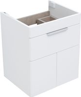 Тумба под раковину Aquanet Ирис new 50 белый глянец (1 ящик, 2 дверцы) арт-00310147 — фото 10, Тумбы под раковину