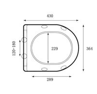 Сиденье для унитаза Grossman GR-4466S тонкое,белое,1 место арт-GR-49K2666S — фото 3, Сиденья для унитаза