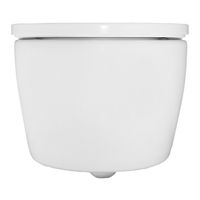 Унитаз подвесной Azario NEMI 530х360х360 безободковый, система слива "скрытое Торнадо", с быстросъемным сиденьем микролифт арт-AZ-1293WH — фото 12, Подвесные унитазы