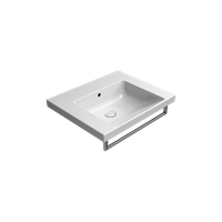 раковина подвесная/встраиваемая NORM 60x50 белый арт-8635111 — фото 3, Раковины подвесные