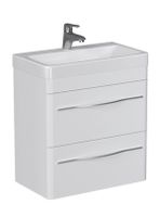 Тумба под раковину VELVEX Jill 600-0-2 (9595) навесная белый матовый tp.JIL.9595.60.2Y белый матовый — фото 1, Тумбы под раковину