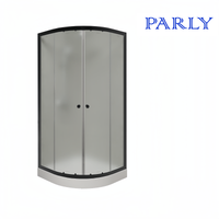 Ограждение VIVA90B N душевое Ceruttispa без поддона (90x90x195) — фото 338, Прямоугольные душевые уголки