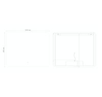 Товар: Зеркало ELEGANS-норма BLACK (1000*800*45) LED с сенсорным выключателем и подогревом 17100802 - фото 3 Зеркало ELEGANS-норма BLACK (1000*800*45) LED с сенсорным выключателем и подогревом 17100802 — фото 3, Зеркала в ванную комнату