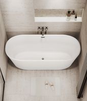 Ванна отдельностоящая Grossman Forta GR-27021 (170х75х58) цвет белый,1 место — фото 5, Акриловые ванны