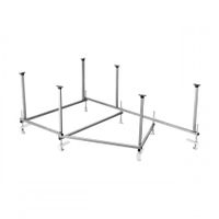 Монтажный комплект для ванны ИБИЦА XL 160х100 см. (рама, слив-перелив с сифоном, крепеж к стене, кре 1WH112427 — фото 2, Ванны и комплектующие