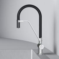 Товар: F8F07812 Func, смеситель для кухни с каналом для питьевой воды и гибким изливом, сатин,черн. излив - фото 6 F8F07812 Func, смеситель для кухни с каналом для питьевой воды и гибким изливом, сатин,черн. излив — фото 6, Смесители для кухни