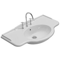 Товар: Раковина GLOBO PAESTUM подвесная с одним отверстием и двумя намеченными со спинкой цвет белый арт-PA022BI - фото 2 Раковина GLOBO PAESTUM подвесная с одним отверстием и двумя намеченными со спинкой цвет белый арт-PA022BI — фото 2, Раковины подвесные