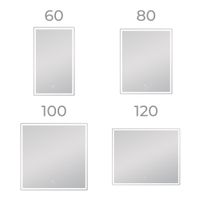 Зеркало с подсветкой VIGO Roberta Luxe 1200 296 — фото 8, Зеркала в ванную комнату