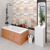 Моноблок Sigma из Solid Perfection (45см*45см*81см) /белый/ AQUA DE MARCO арт-SIGMA45_SOL — фото 7, Раковины напольные