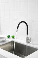 Смеситель для кухни с гибким изливом BELZ , сатин арт-B73809-1 — фото 3, Смесители для кухни