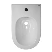 Биде напольное Azario FRETTA ROUND Размер 540х340х400 мм, белый арт-AZ-1217C — фото 3, Биде напольные