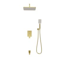 Душевая система скрытого монтажа Grossman Classic золото сатиновый,1 место арт-501.K35.04.320 — фото 2, Встраиваемые душевые комплекты