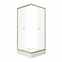 Товар: ДО "Вента-Голд" 90х90, квадрат, низ. подд. (2 места+сифонD90мм) арт-Щ0000076255 - фото 6 ДО "Вента-Голд" 90х90, квадрат, низ. подд. (2 места+сифонD90мм) арт-Щ0000076255 — фото 6, Квадратные душевые уголки