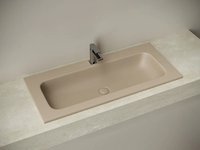 Раковина накладная Grace прямоугольная, с отверстием под смеситель, 1010*457*137 мм,вет капучино матовый, арт. арт-CN7013MC — фото 4, Раковины встраиваемые сверху