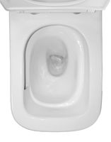 Унитаз-компакт Azario Etéreo 640х370х810 напольный, безободковый, система смыва "Скрытое Торнадо", с быстросъемным сиденьем микролифт арт-AZ-8203 — фото 7, Напольные унитазы