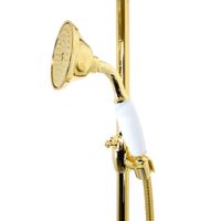 Товар: RICAMBI Ручной душ латунь, бел./золото (ERMITAGE, DALLAS, OXFORD, REVIVAL, PRINCETON, ARCADIA) 32169 - фото 3 RICAMBI Ручной душ латунь, бел./золото (ERMITAGE, DALLAS, OXFORD, REVIVAL, PRINCETON, ARCADIA) 32169 — фото 3, Лейки для душа